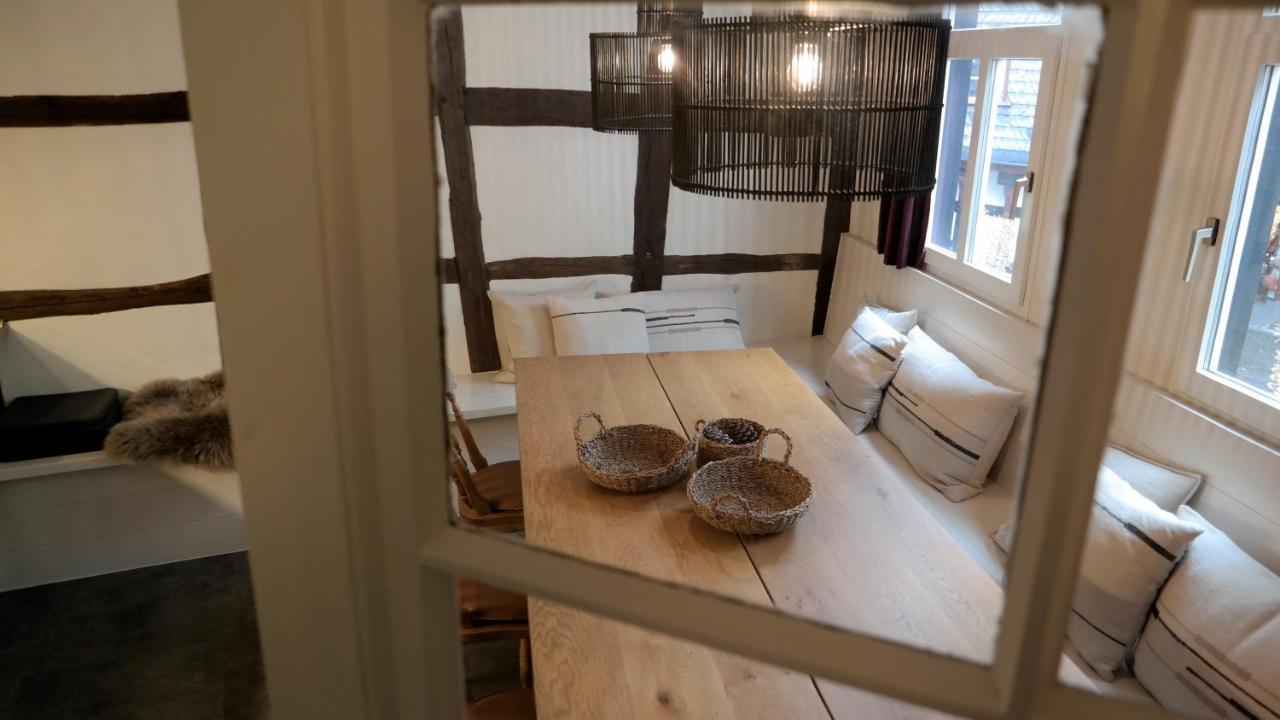 Holiday House Burgblick1 With Terrace - Vosproperties Monschau Eksteriør billede