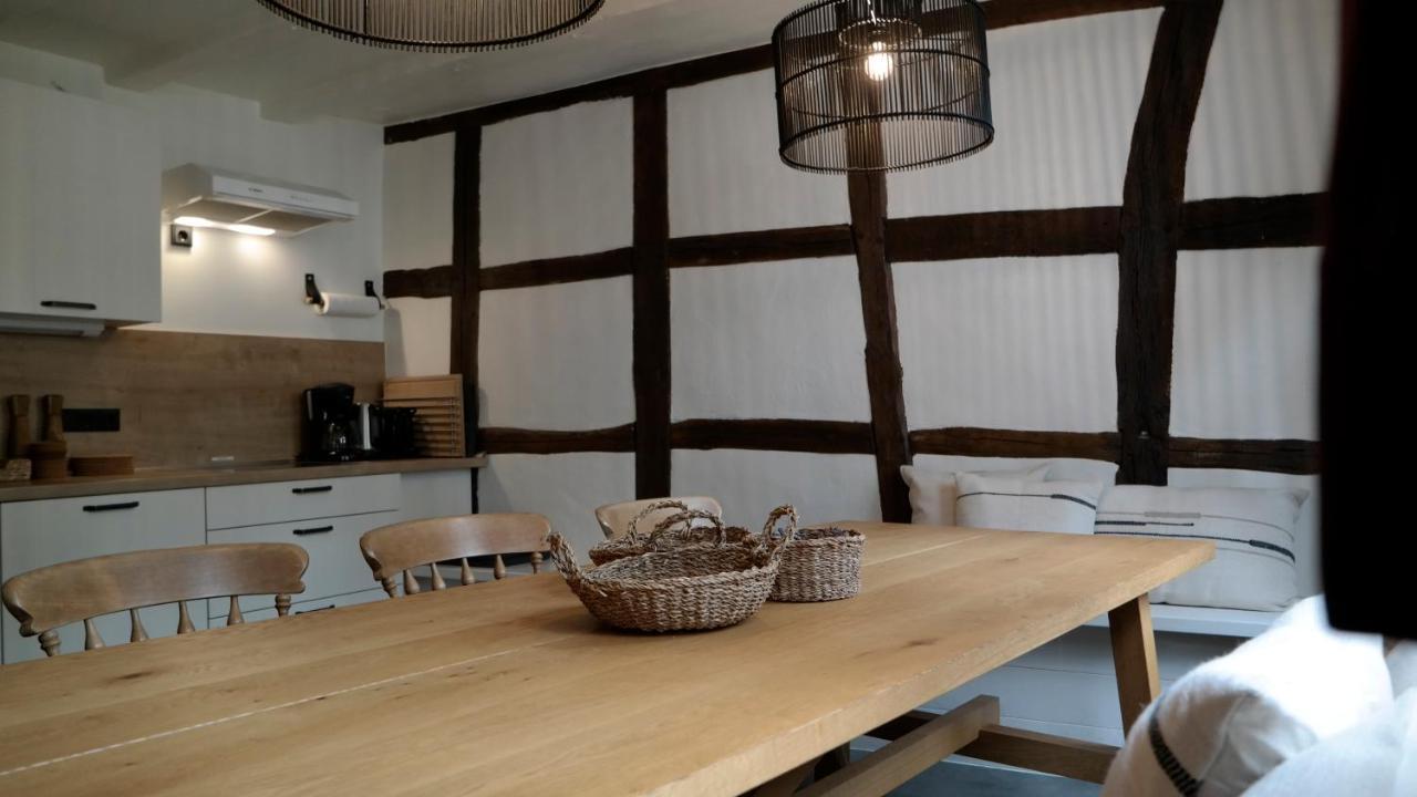 Holiday House Burgblick1 With Terrace - Vosproperties Monschau Eksteriør billede