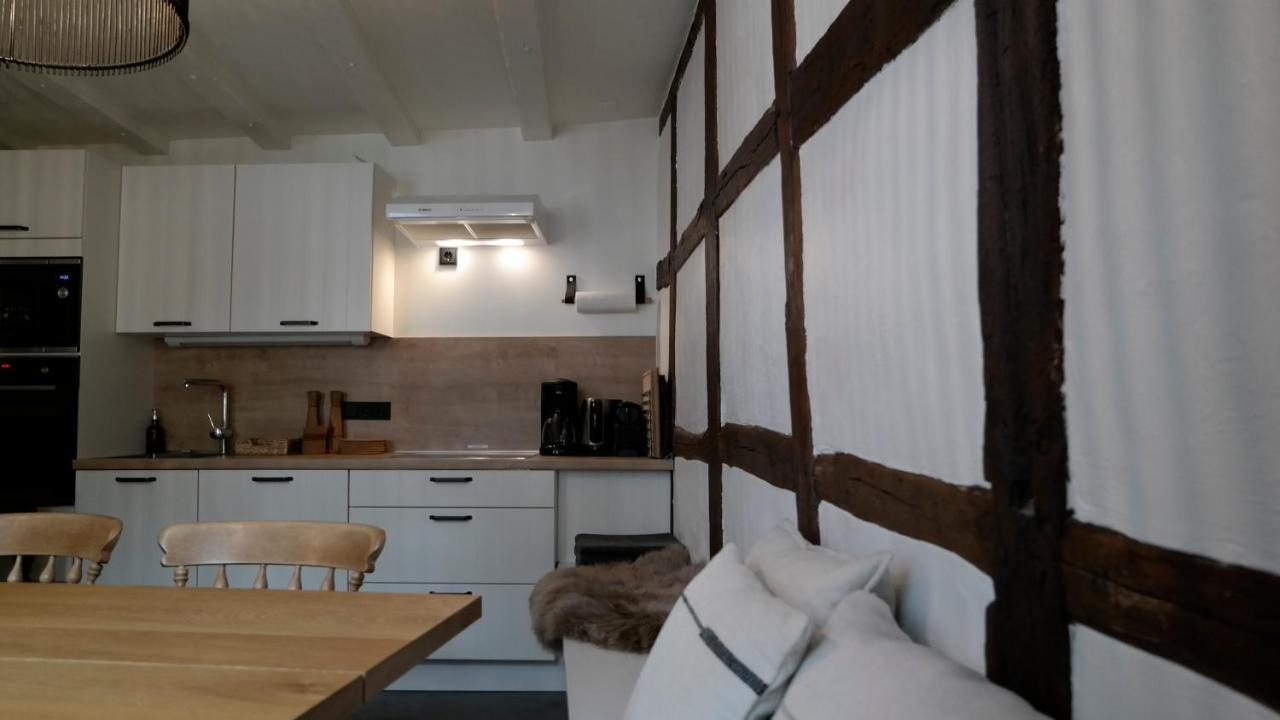 Holiday House Burgblick1 With Terrace - Vosproperties Monschau Eksteriør billede